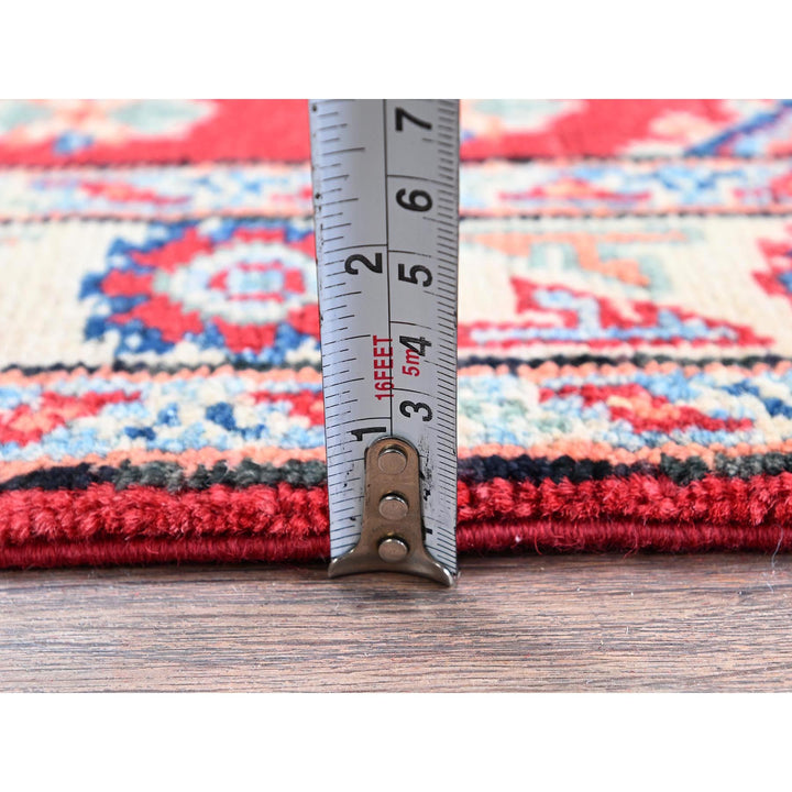 1'11" x 3'0" New Hand Knotted Red Wool Rectangle Oriental Rug - MOA102385