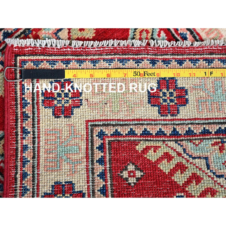 2'1" x 3'0" New Hand Knotted Red Wool Rectangle Oriental Rug - MOA102387
