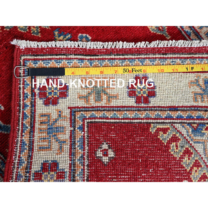 2'1" x 3'1" New Hand Knotted Red Wool Rectangle Oriental Rug - MOA102388