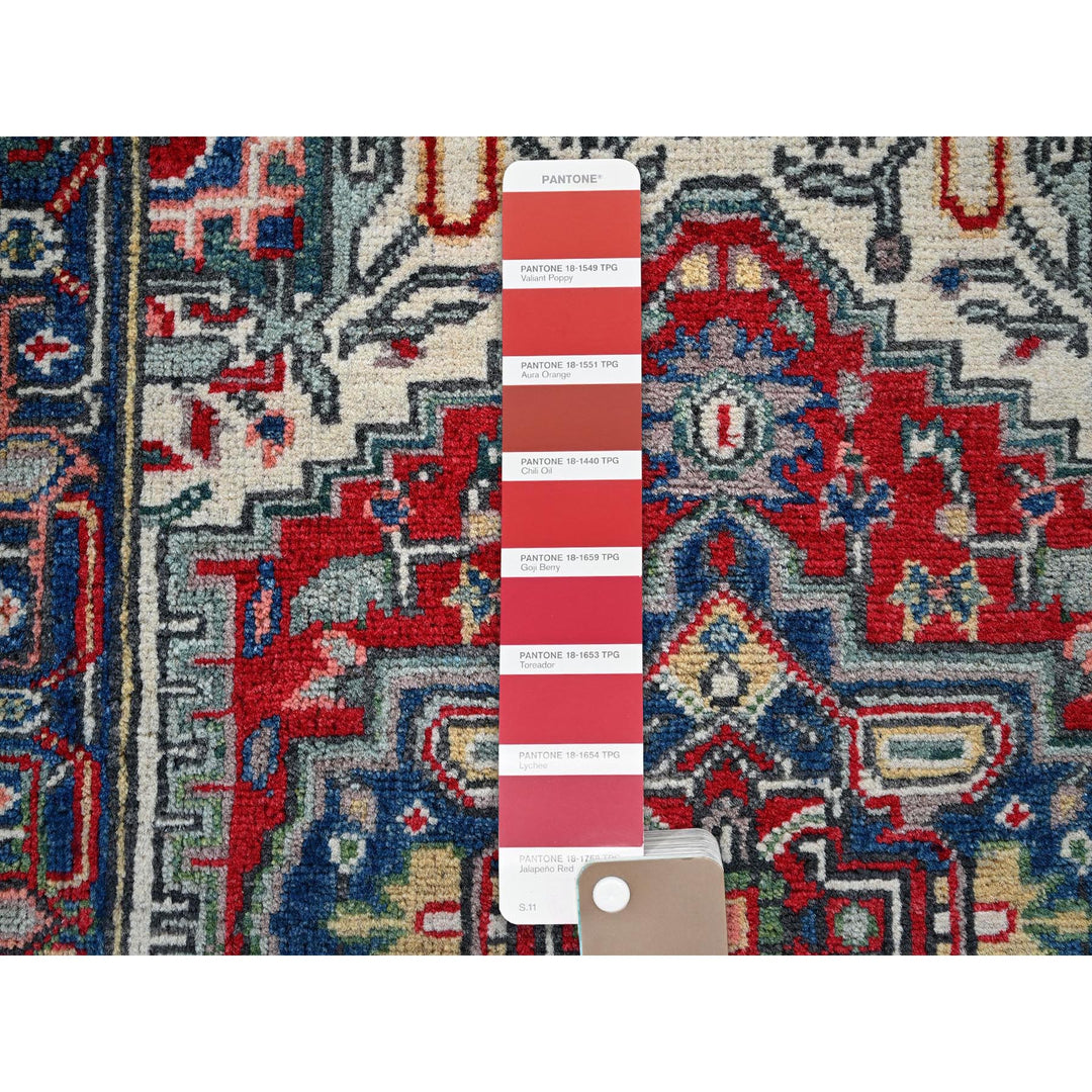 2'2" x 3'0" New Hand Knotted Red Wool Rectangle Oriental Rug - MOA102390