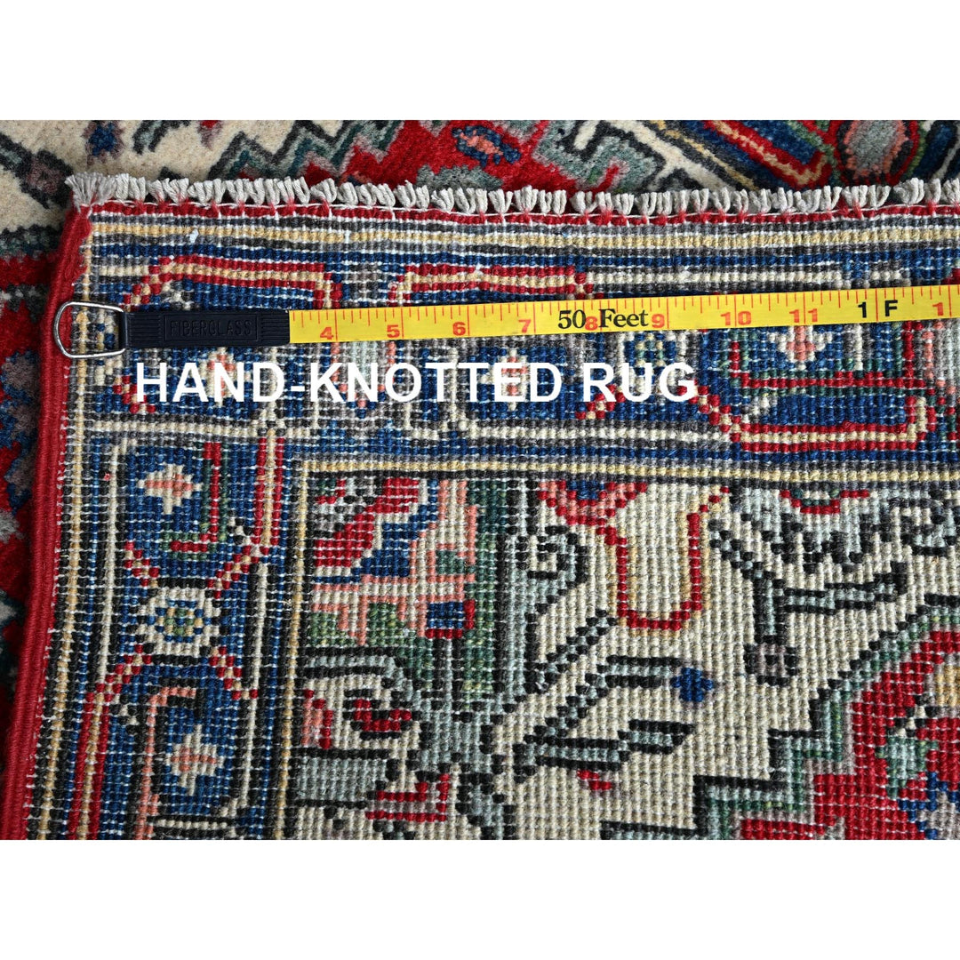 2'2" x 3'0" New Hand Knotted Red Wool Rectangle Oriental Rug - MOA102390