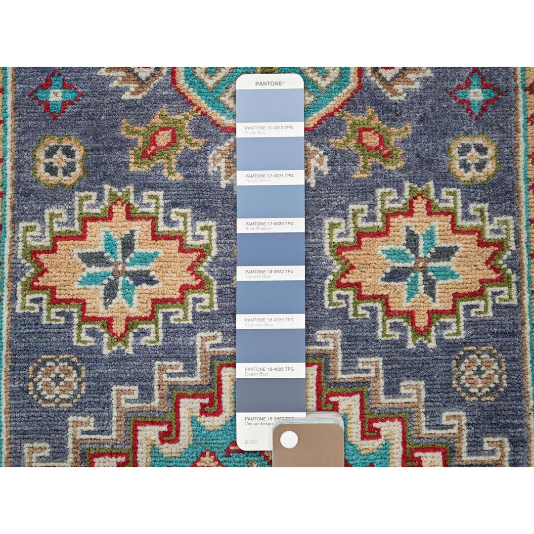 2'8" x 3'11" New Hand Knotted Purple Wool Rectangle Oriental Rug - MOA102395