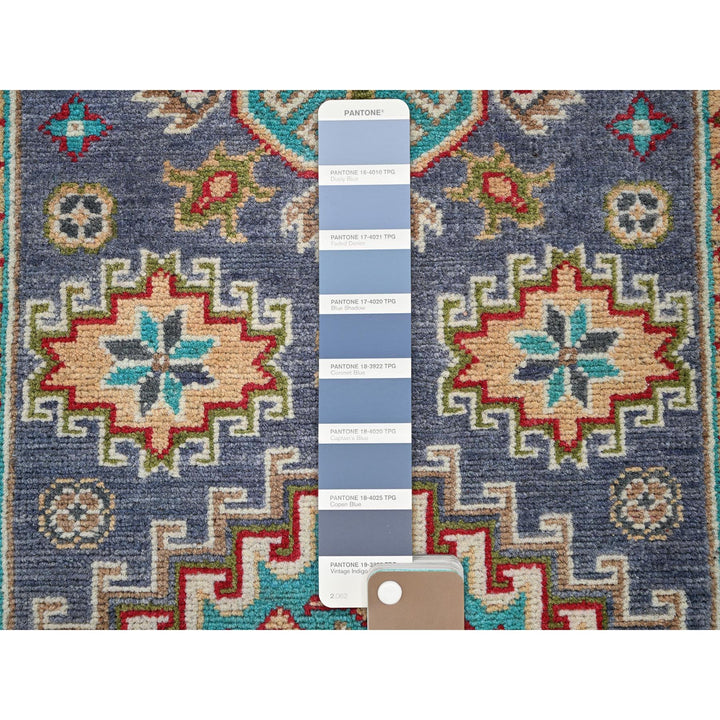 2'8" x 3'11" New Hand Knotted Purple Wool Rectangle Oriental Rug - MOA102395