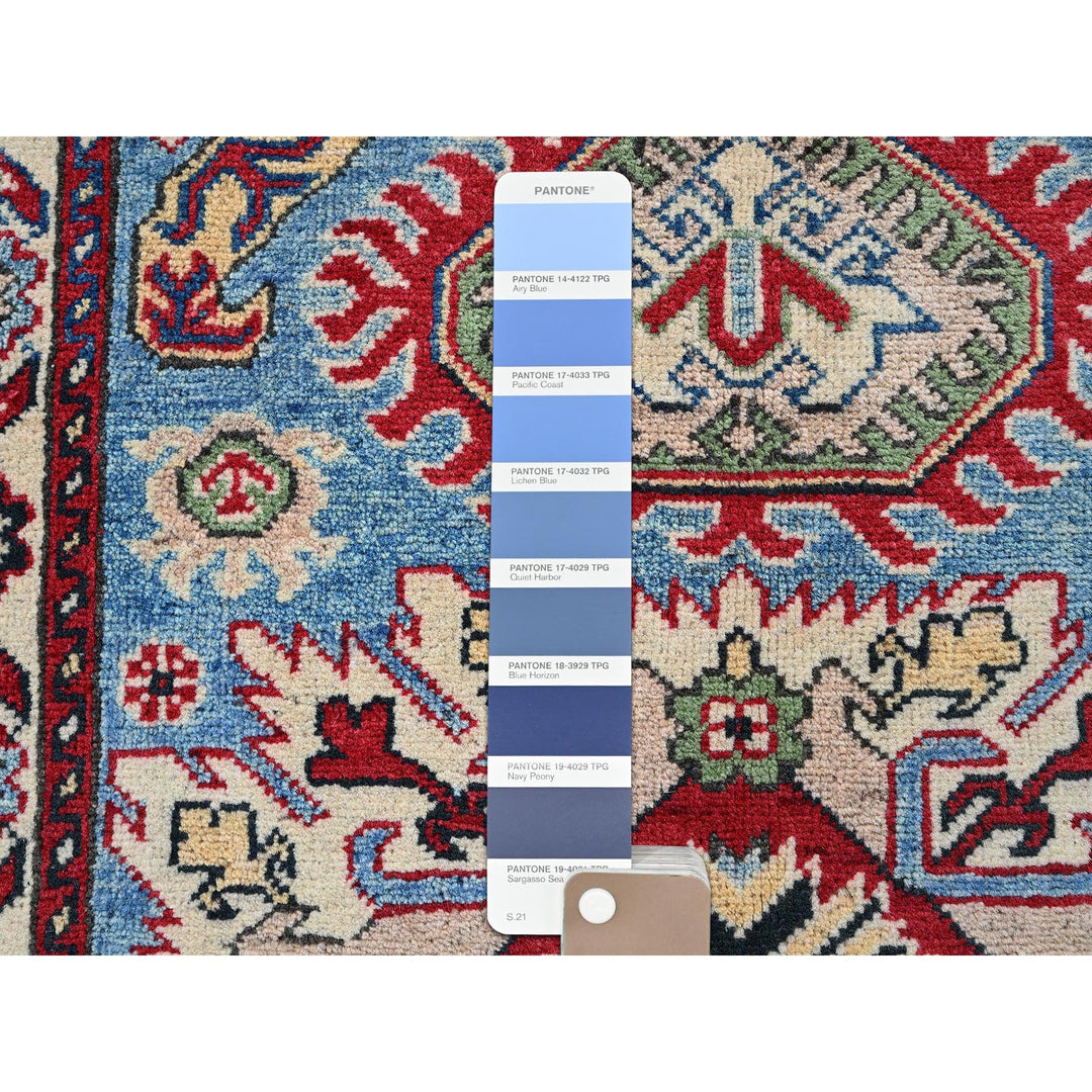 2'9" x 3'11" New Hand Knotted Blue Wool Rectangle Oriental Rug - MOA102397