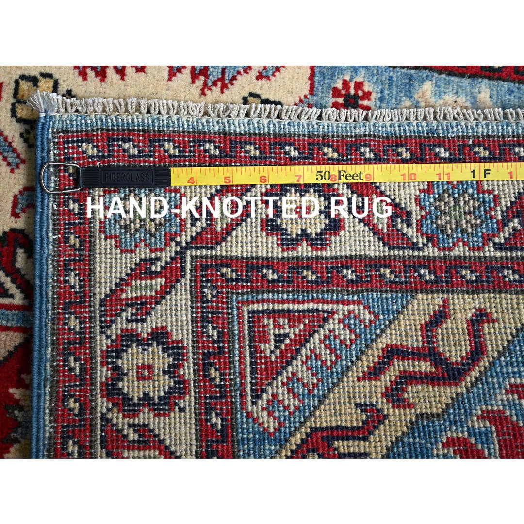 2'9" x 3'11" New Hand Knotted Blue Wool Rectangle Oriental Rug - MOA102397