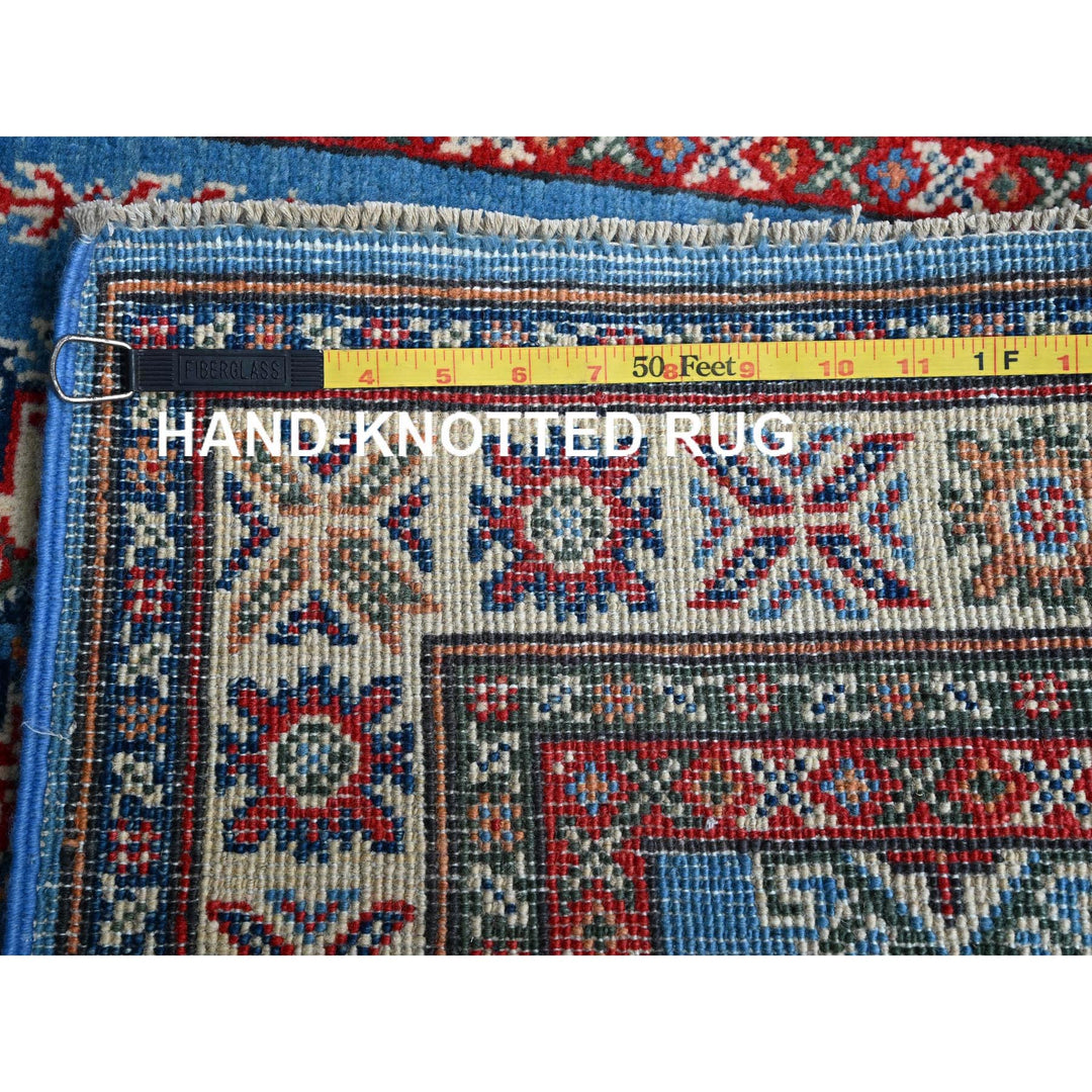 2'9" x 4'1" New Hand Knotted Blue Wool Rectangle Oriental Rug - MOA102399