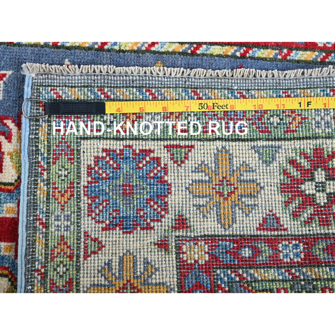 2'9" x 4'1" New Hand Knotted Blue Wool Rectangle Oriental Rug - MOA102404
