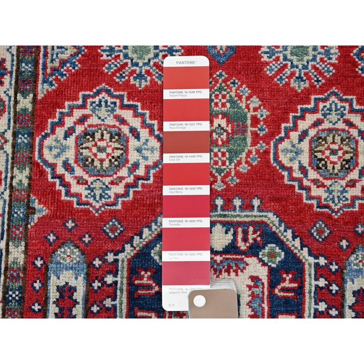 2'6" x 4'0" New Hand Knotted Red Wool Rectangle Oriental Rug - MOA102406