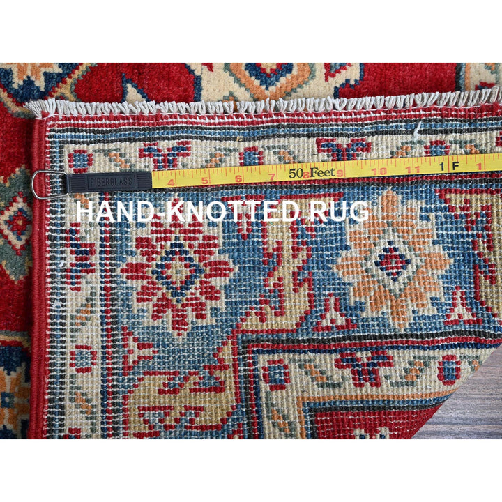 2'10" x 4'2" New Hand Knotted Red Wool Rectangle Oriental Rug - MOA102408