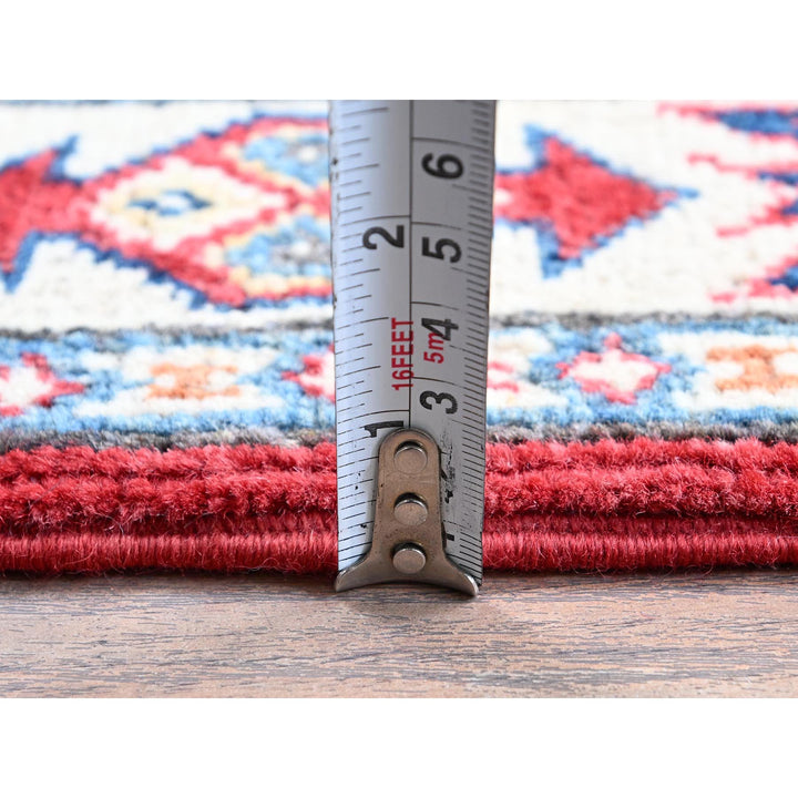 2'8" x 4'1" New Hand Knotted Red Wool Rectangle Oriental Rug - MOA102409