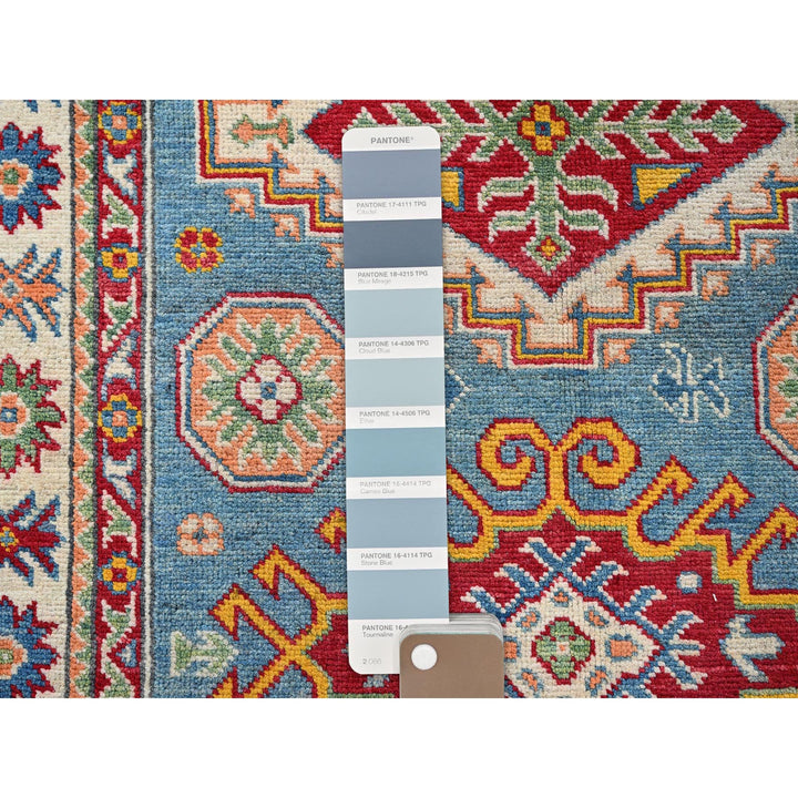 3'3" x 5'0" New Hand Knotted Blue Wool Rectangle Oriental Rug - MOA102414