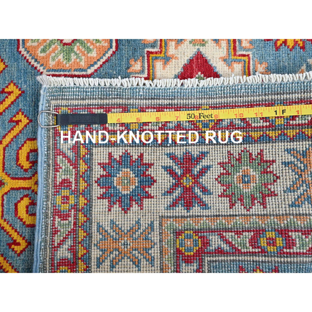 3'3" x 5'0" New Hand Knotted Blue Wool Rectangle Oriental Rug - MOA102414