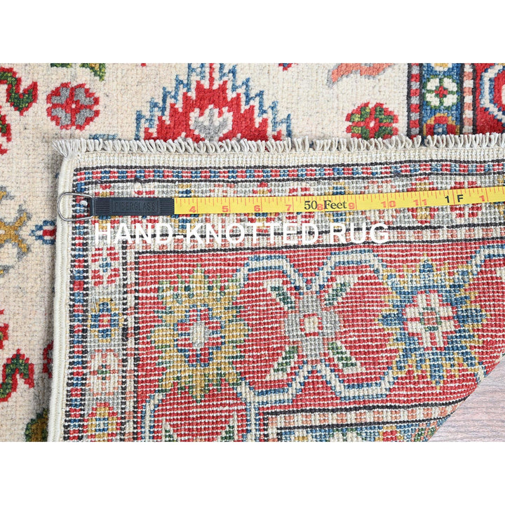 3'2" x 5'3" New Hand Knotted Ivory Wool Rectangle Oriental Rug - MOA102415