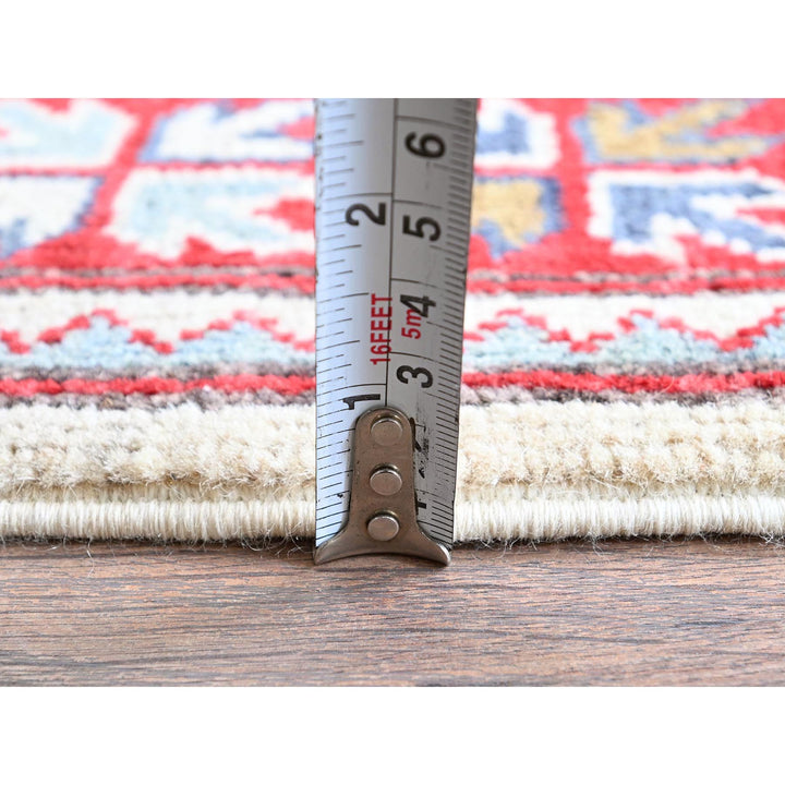 3'3" x 4'10" New Hand Knotted Ivory Wool Rectangle Oriental Rug - MOA102416