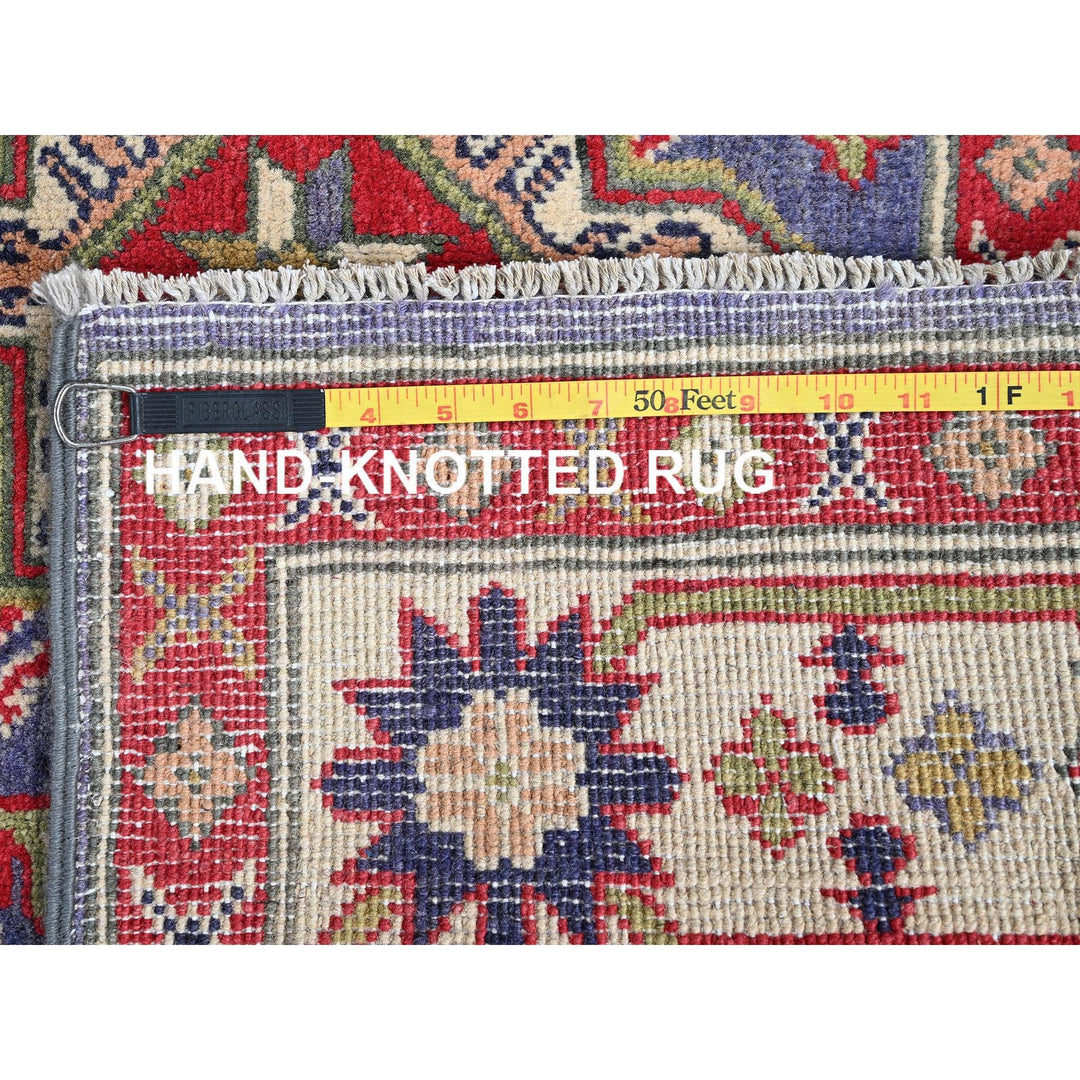 3'11" x 6'1" New Hand Knotted Purple Wool Rectangle Oriental Rug - MOA102417