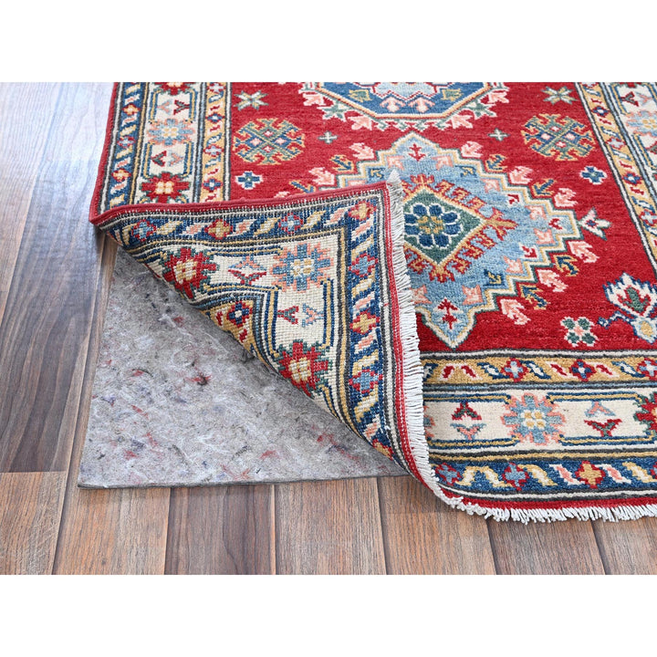 2'9" x 6'8" New Hand Knotted Red Wool Runner Oriental Rug - MOA102430