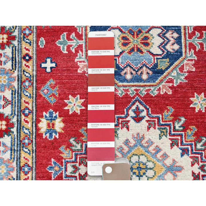 2'9" x 6'8" New Hand Knotted Red Wool Runner Oriental Rug - MOA102430
