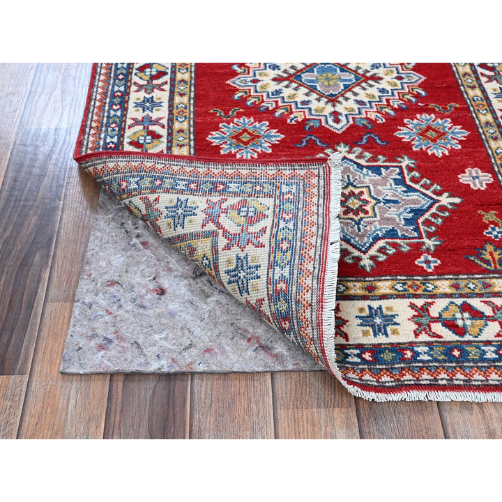 2'9" x 6'3" New Hand Knotted Red Wool Runner Oriental Rug - MOA102431