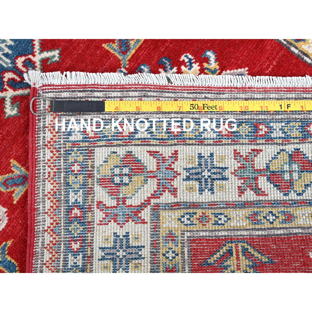 2'9" x 6'3" New Hand Knotted Red Wool Runner Oriental Rug - MOA102431