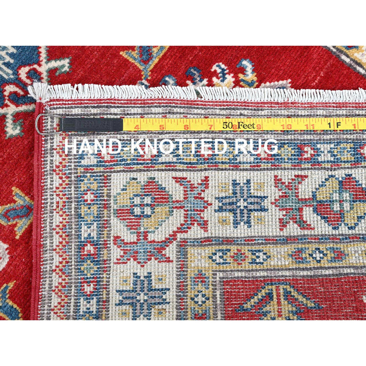 2'9" x 6'3" New Hand Knotted Red Wool Runner Oriental Rug - MOA102431