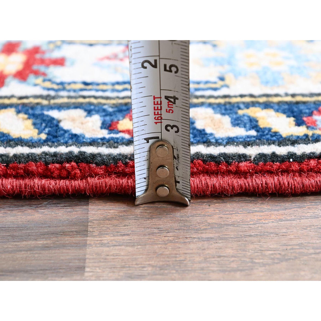 2'8" x 6'7" New Hand Knotted Red Wool Runner Oriental Rug - MOA102433