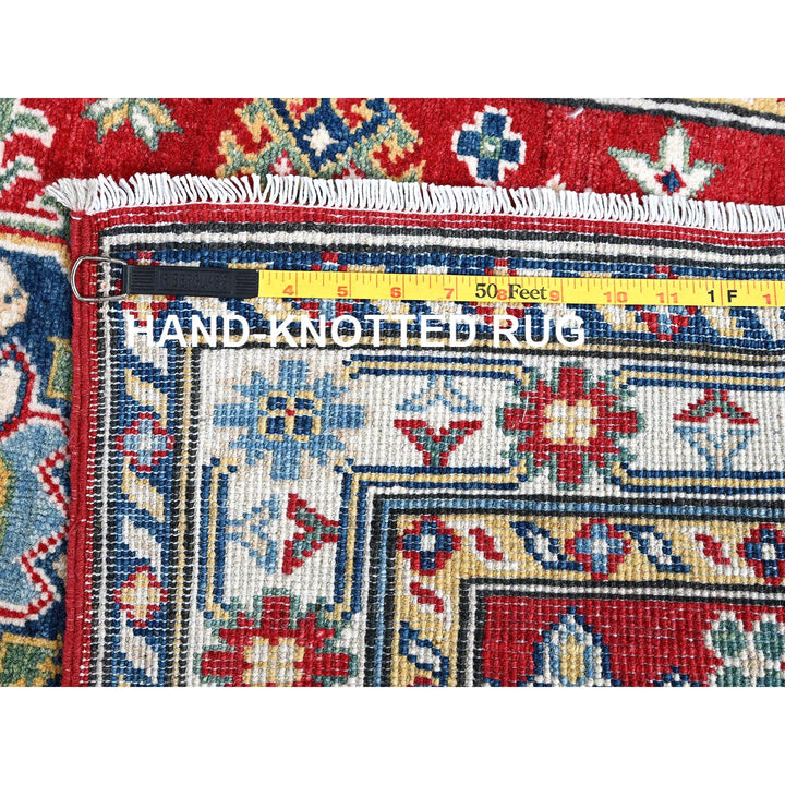 2'8" x 6'7" New Hand Knotted Red Wool Runner Oriental Rug - MOA102433