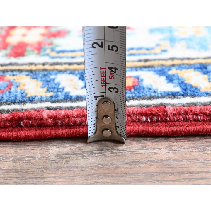 2'9" x 6'4" New Hand Knotted Red Wool Runner Oriental Rug - MOA102434