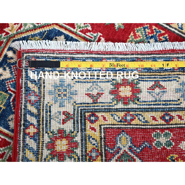 2'9" x 6'4" New Hand Knotted Red Wool Runner Oriental Rug - MOA102434