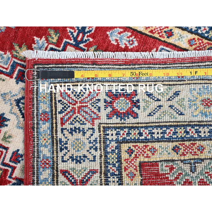 2'8" x 6'4" New Hand Knotted Red Wool Runner Oriental Rug - MOA102444