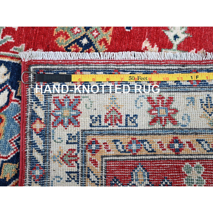 2'9" x 6'7" New Hand Knotted Red Wool Runner Oriental Rug - MOA102447