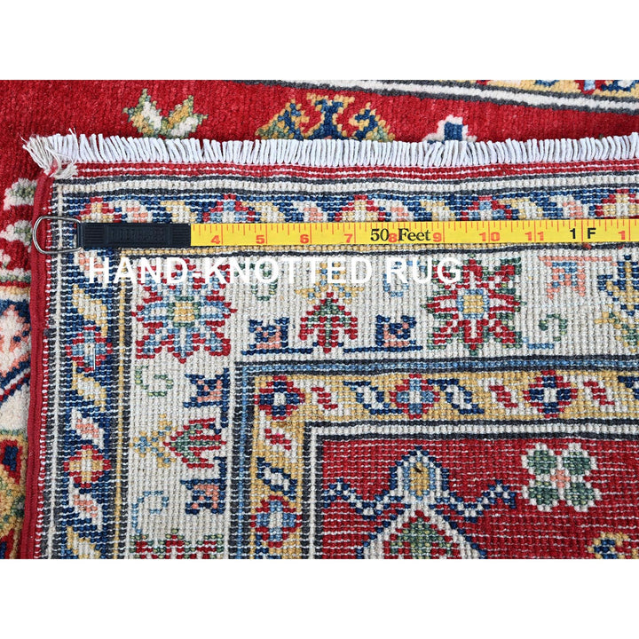 2'9" x 6'6" New Hand Knotted Red Wool Runner Oriental Rug - MOA102448