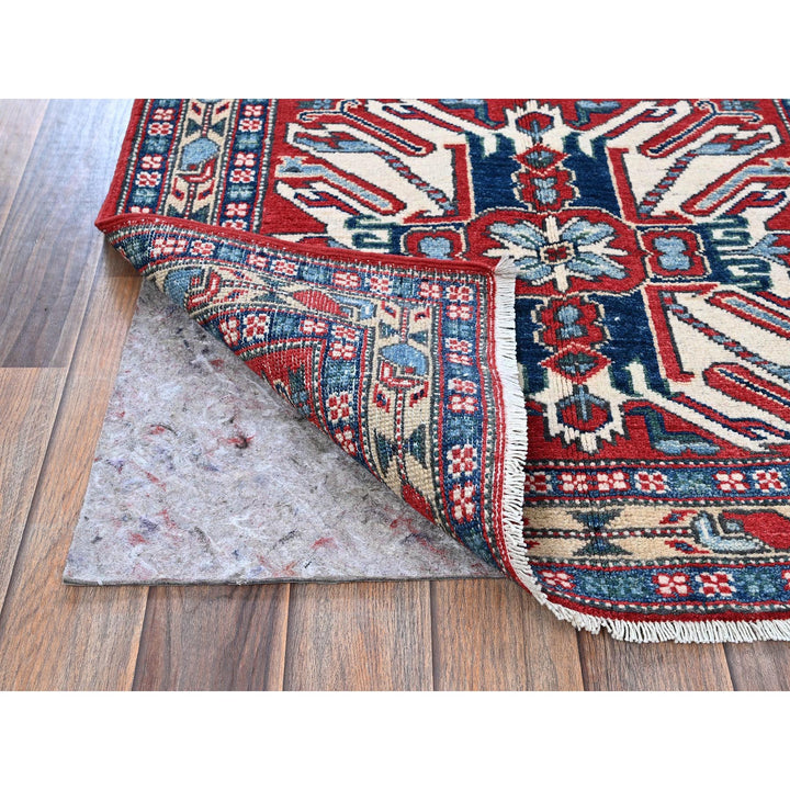 2'9" x 9'10" New Hand Knotted Red Wool Runner Oriental Rug - MOA102453