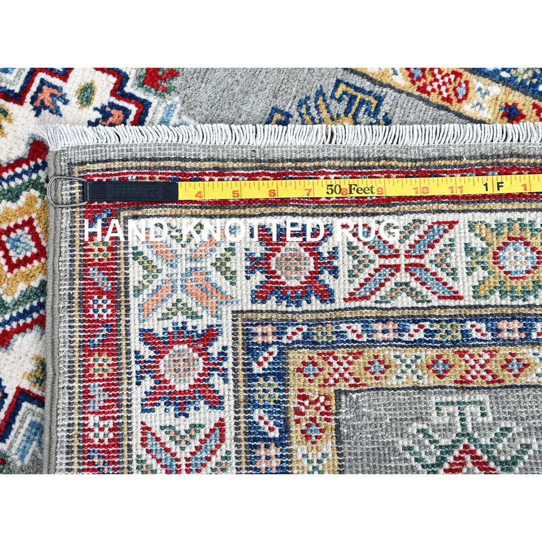 2'7" x 9'3" New Hand Knotted Green Wool Runner Oriental Rug - MOA102454