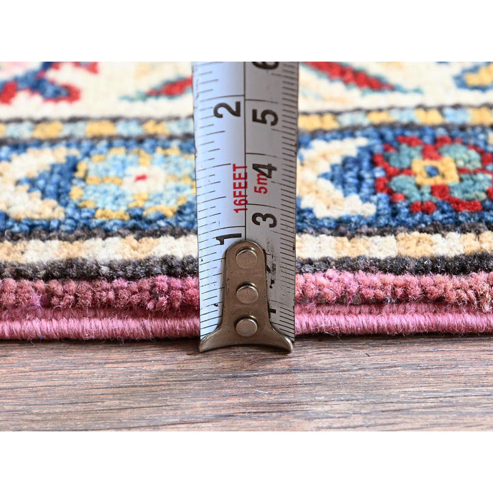 2'7" x 10'1" New Hand Knotted Pink Wool Runner Oriental Rug - MOA102455