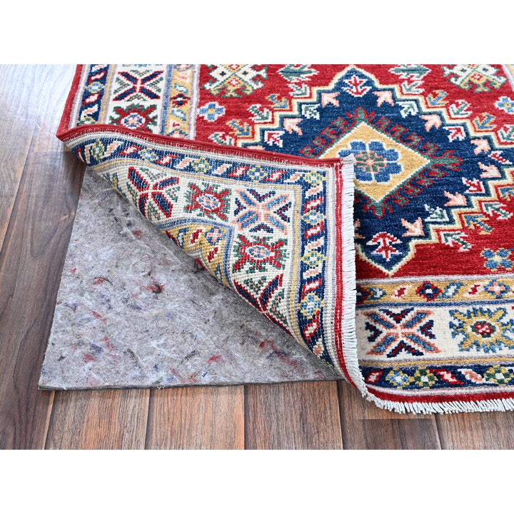 2'9" x 9'8" New Hand Knotted Red Wool Runner Oriental Rug - MOA102456
