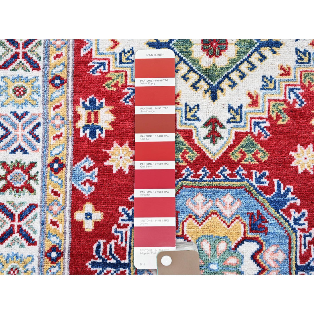 2'9" x 9'8" New Hand Knotted Red Wool Runner Oriental Rug - MOA102456