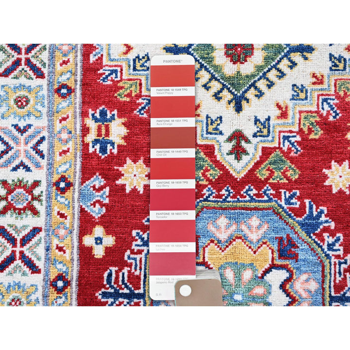 2'9" x 9'8" New Hand Knotted Red Wool Runner Oriental Rug - MOA102456