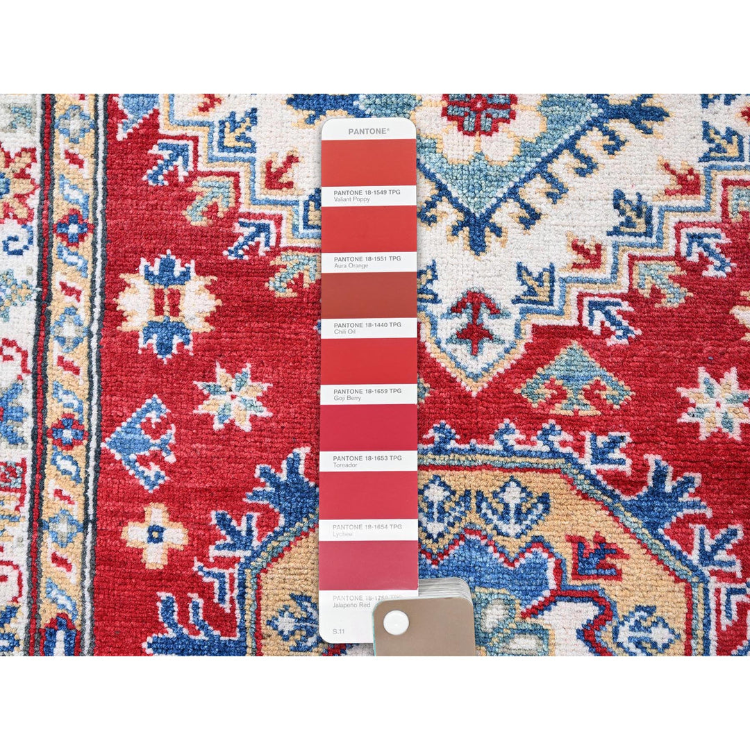 2'10" x 9'7" New Hand Knotted Red Wool Runner Oriental Rug - MOA102457