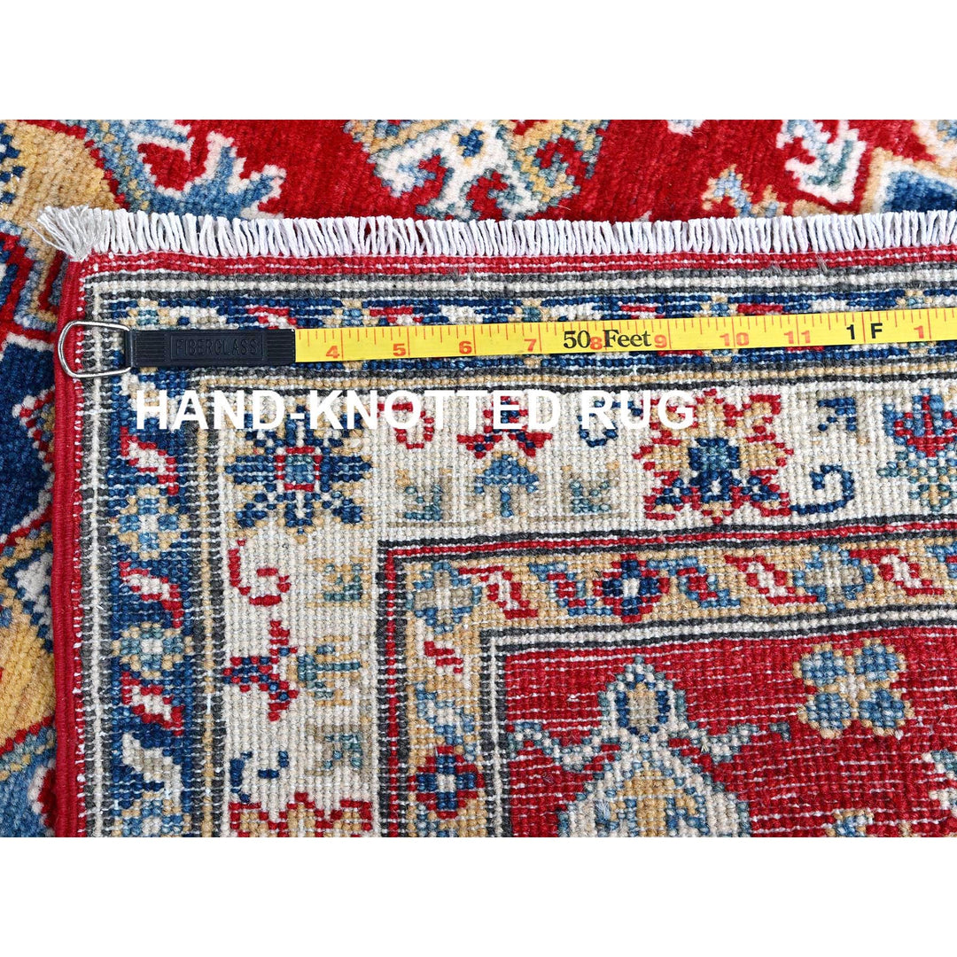 2'10" x 9'7" New Hand Knotted Red Wool Runner Oriental Rug - MOA102457