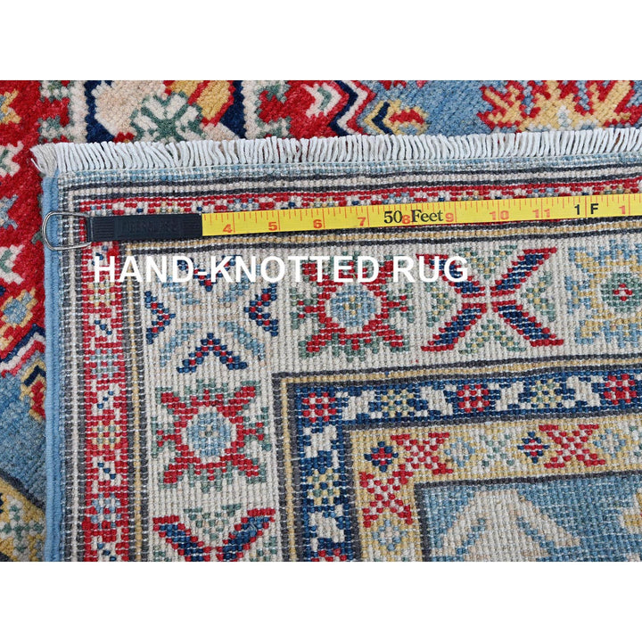 2'7" x 9'9" New Hand Knotted Blue Wool Runner Oriental Rug - MOA102458