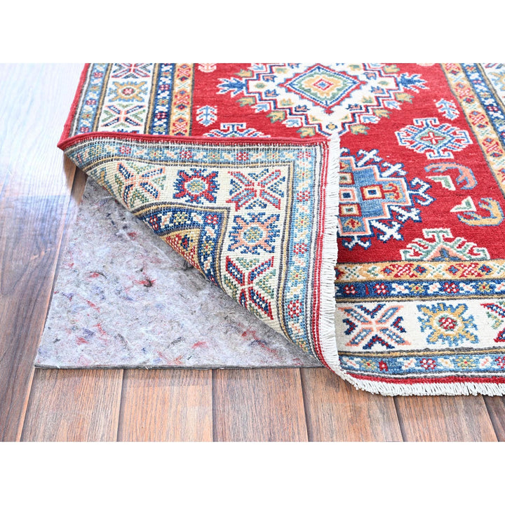 2'8" x 8'2" New Hand Knotted Red Wool Runner Oriental Rug - MOA102462