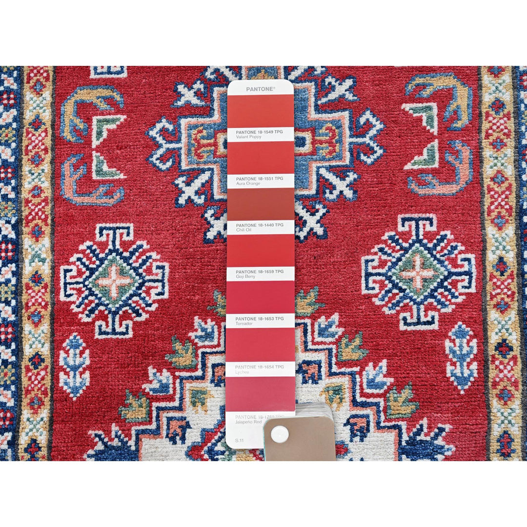 2'8" x 8'2" New Hand Knotted Red Wool Runner Oriental Rug - MOA102462