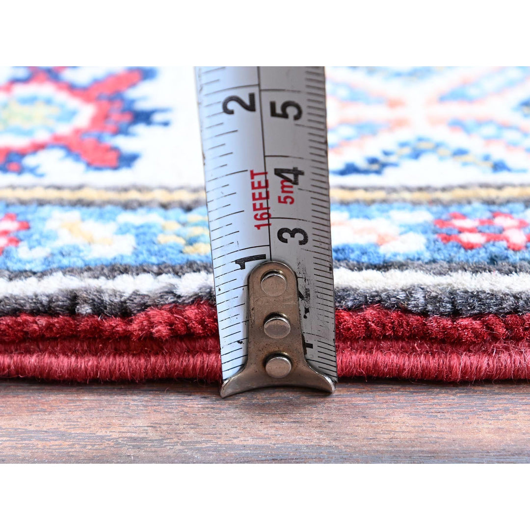 2'8" x 8'2" New Hand Knotted Red Wool Runner Oriental Rug - MOA102462