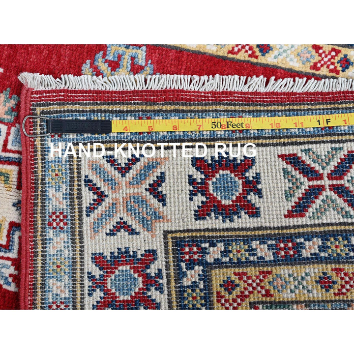 2'8" x 9'6" New Hand Knotted Red Wool Runner Oriental Rug - MOA102463