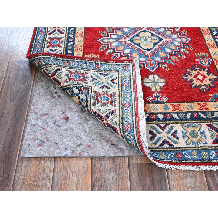2'9" x 8'0" New Hand Knotted Red Wool Runner Oriental Rug - MOA102465