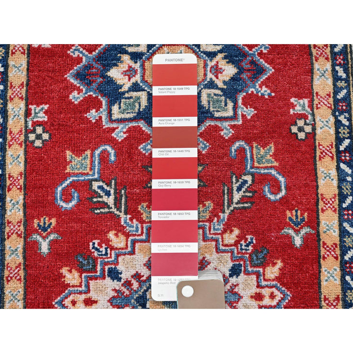 2'9" x 8'0" New Hand Knotted Red Wool Runner Oriental Rug - MOA102465