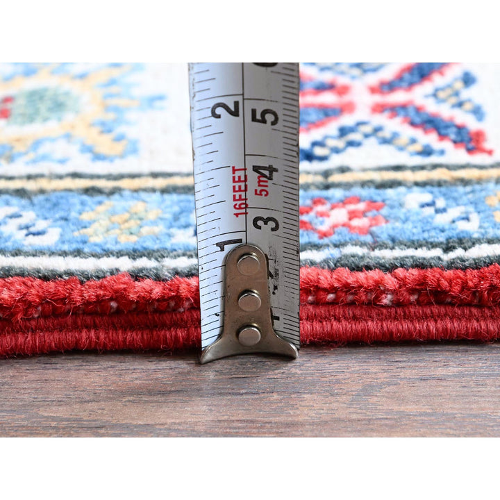 2'9" x 8'0" New Hand Knotted Red Wool Runner Oriental Rug - MOA102465