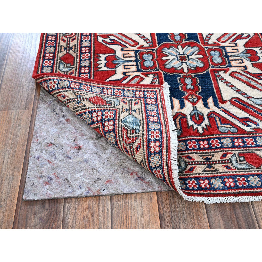 2'9" x 9'10" New Hand Knotted Red Wool Runner Oriental Rug - MOA102466