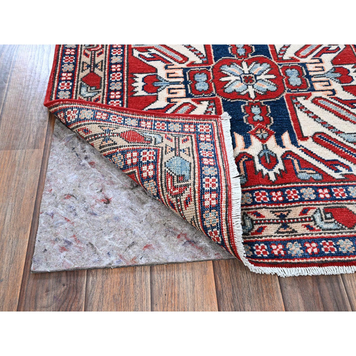 2'9" x 9'10" New Hand Knotted Red Wool Runner Oriental Rug - MOA102466