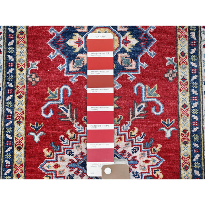 2'8" x 8'0" New Hand Knotted Red Wool Runner Oriental Rug - MOA102467